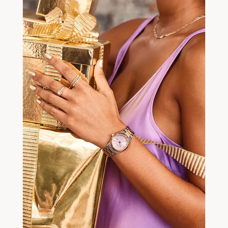 Sport Luxury Pink Dial Stainless Steel Bracelet EW2706-58X Sport Luxury Pink Dial Stainless Steel Bracelet EW2706-58X